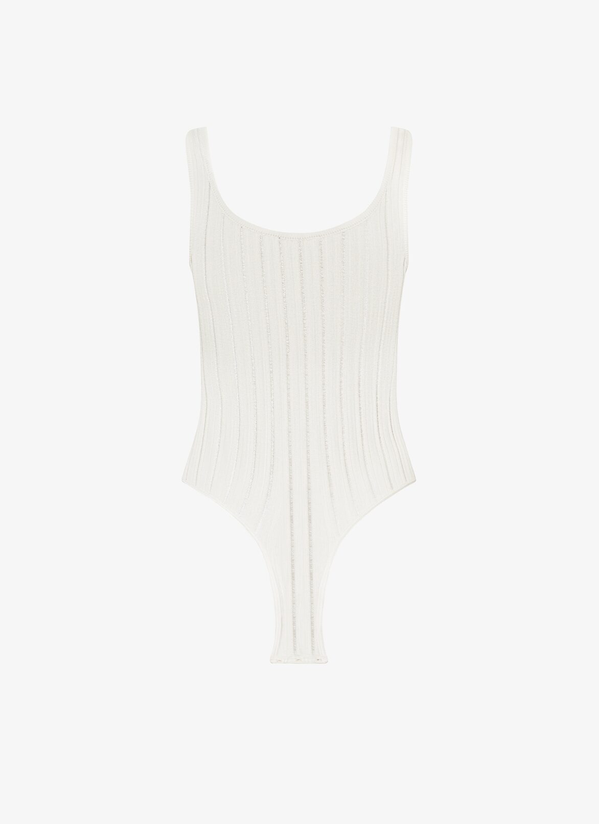 Shiny crinoline tank body ALAÏA NUDE SHINY CRINOLINE TANK BODY